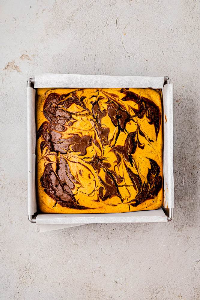 Pumpkin Cheesecake Brownies