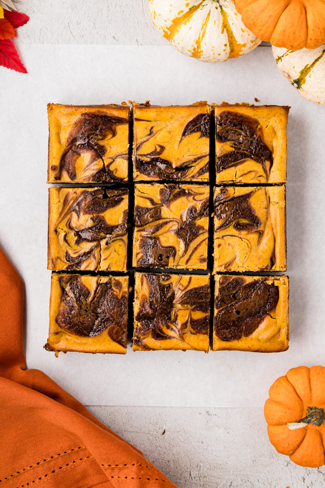 Pumpkin Cheesecake Brownies
