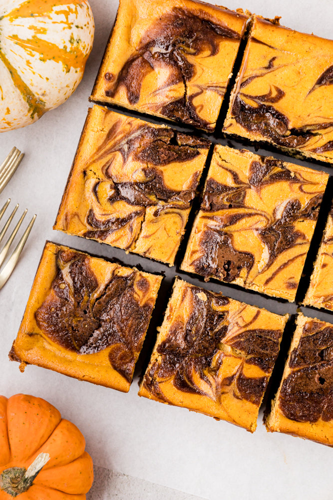 Pumpkin Cheesecake Brownies