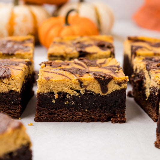 Pumpkin Cheesecake Brownies