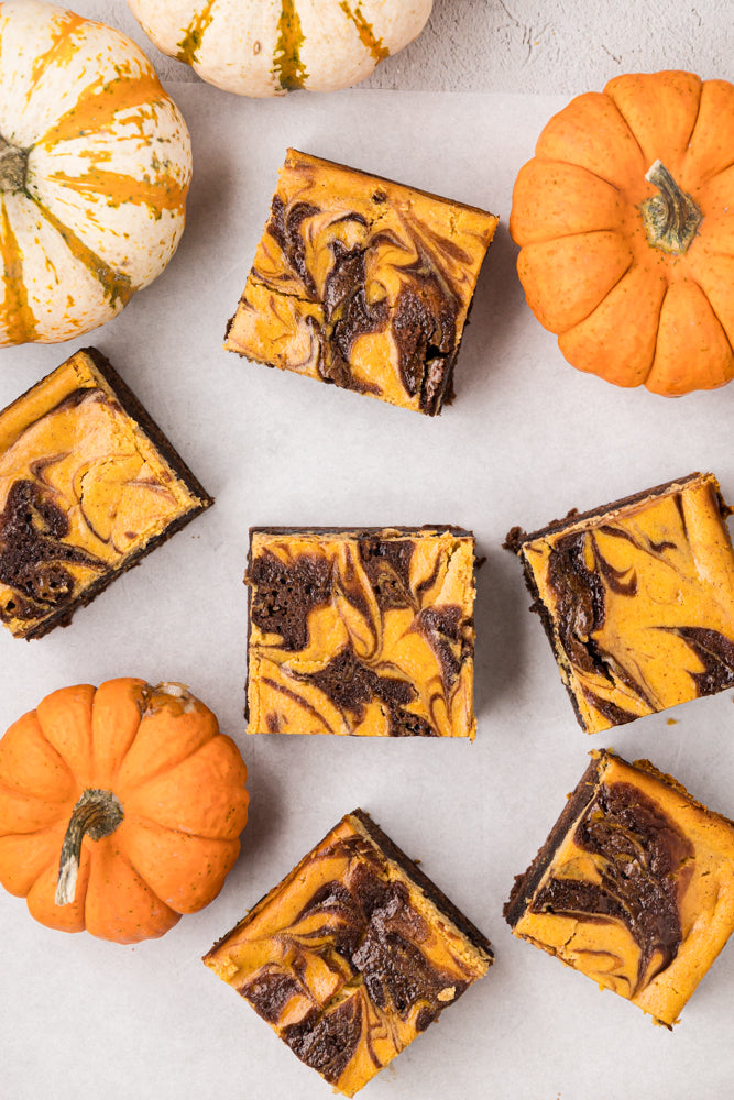 Pumpkin Cheesecake Brownies