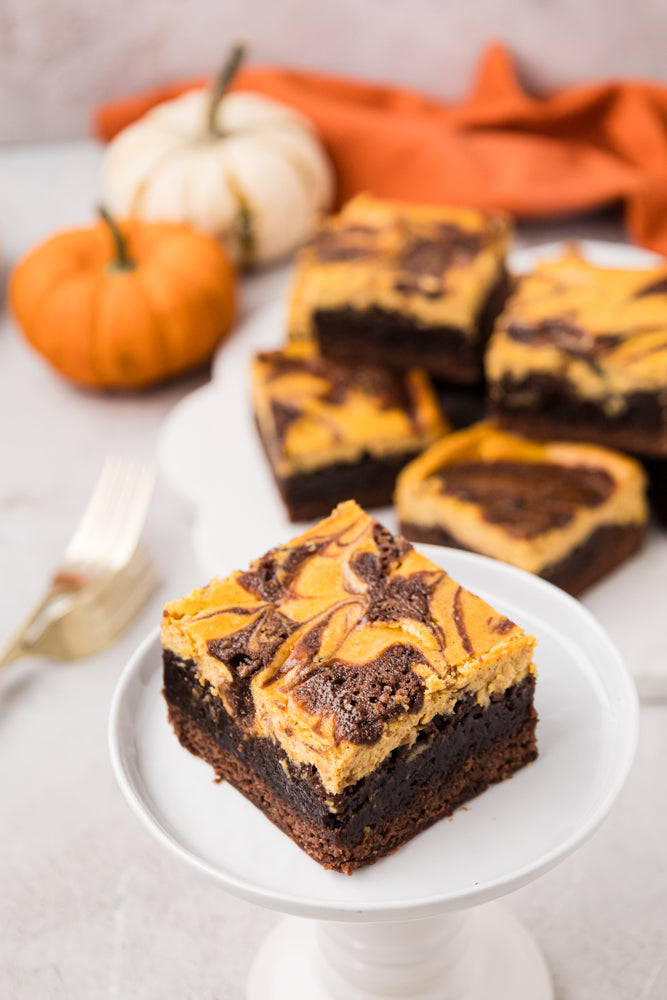Pumpkin Cheesecake Brownies