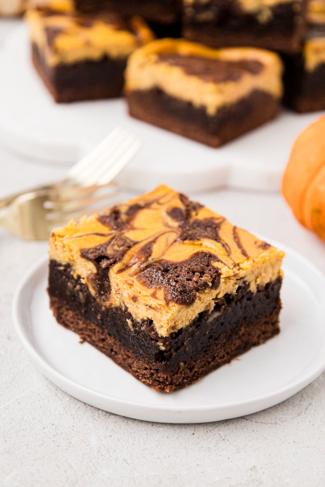 Pumpkin Cheesecake Brownies