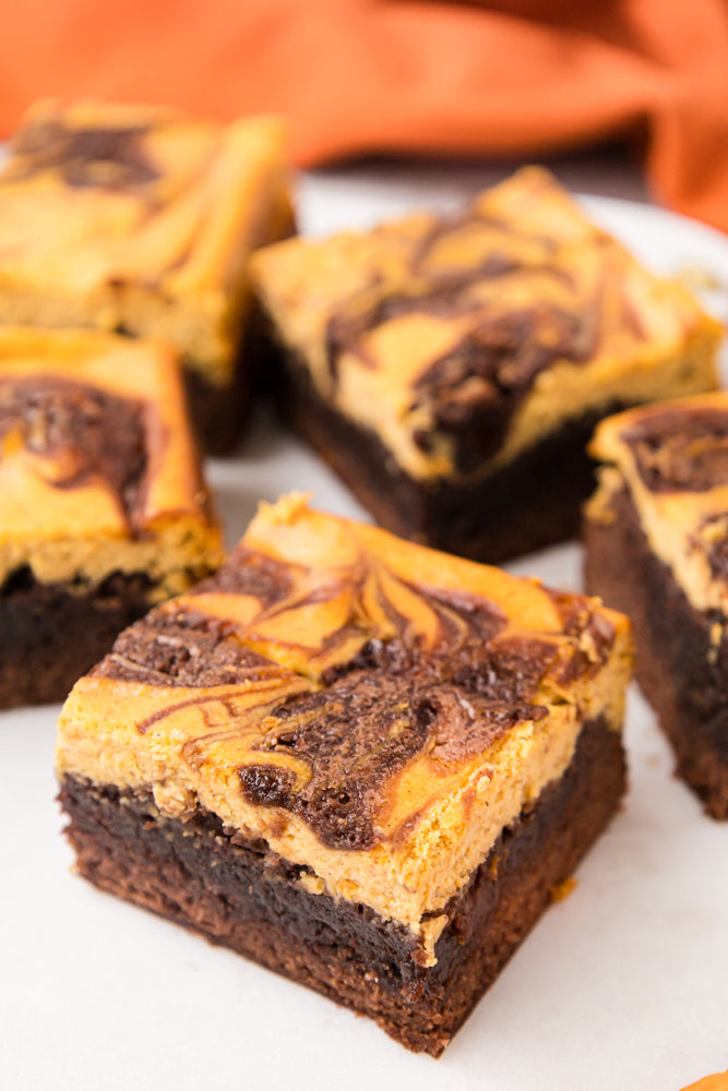 Pumpkin Cheesecake Brownies
