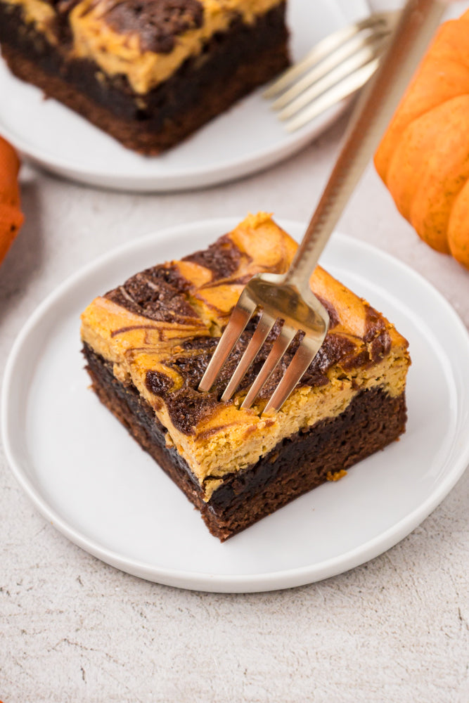 Pumpkin Cheesecake Brownies