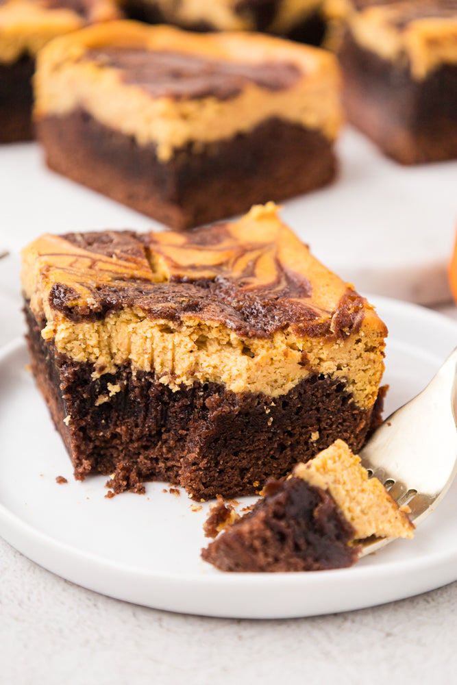 Pumpkin Cheesecake Brownies