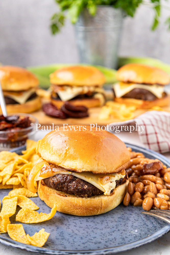 Southwest Corn Chip Burgers