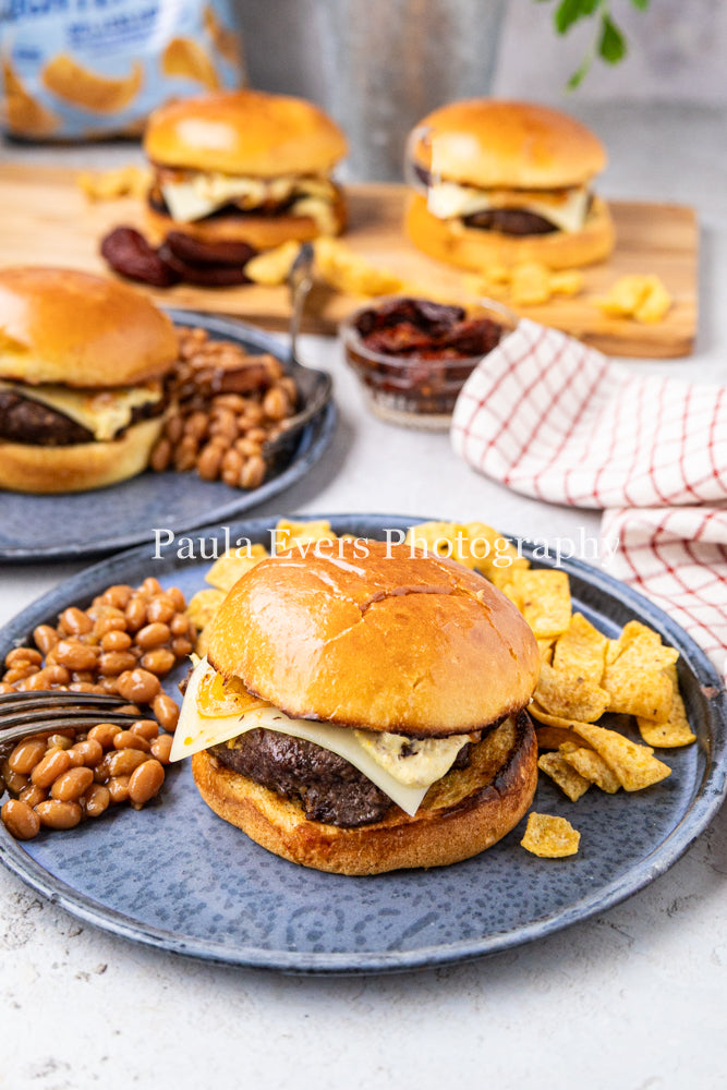 Southwest Corn Chip Burgers
