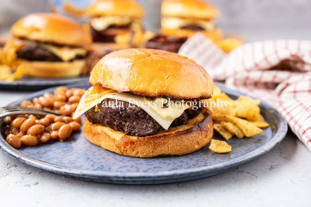 Southwest Corn Chip Burgers