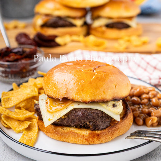 Southwest Corn Chip Burgers