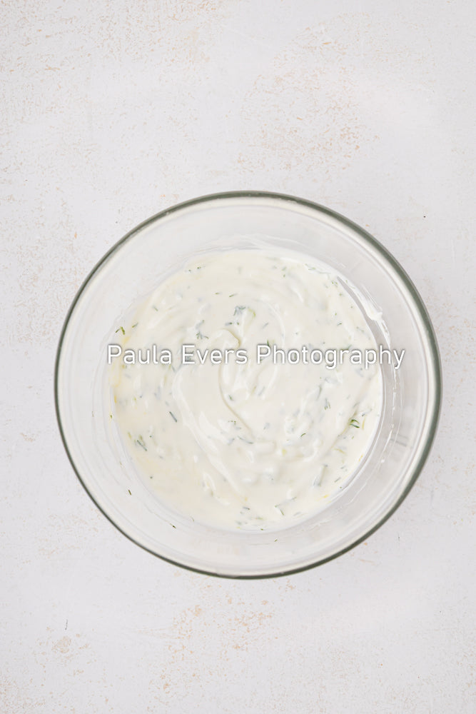 Spicy Pork Meatballs with Tzatziki Sauce