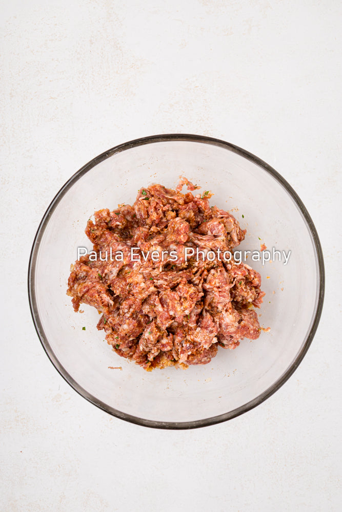 Spicy Pork Meatballs with Tzatziki Sauce