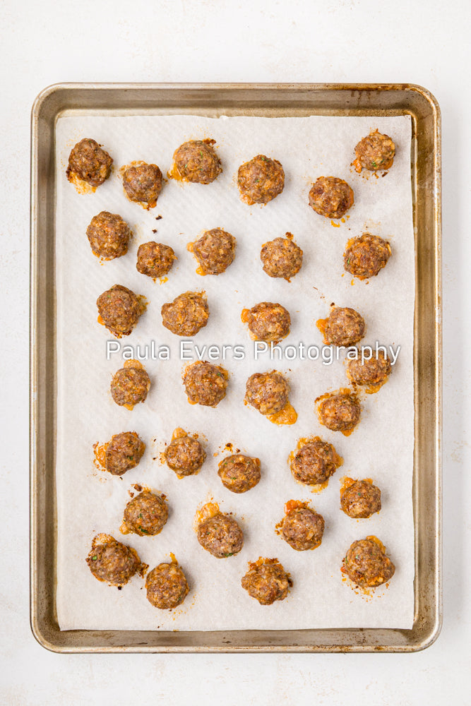 Spicy Pork Meatballs with Tzatziki Sauce