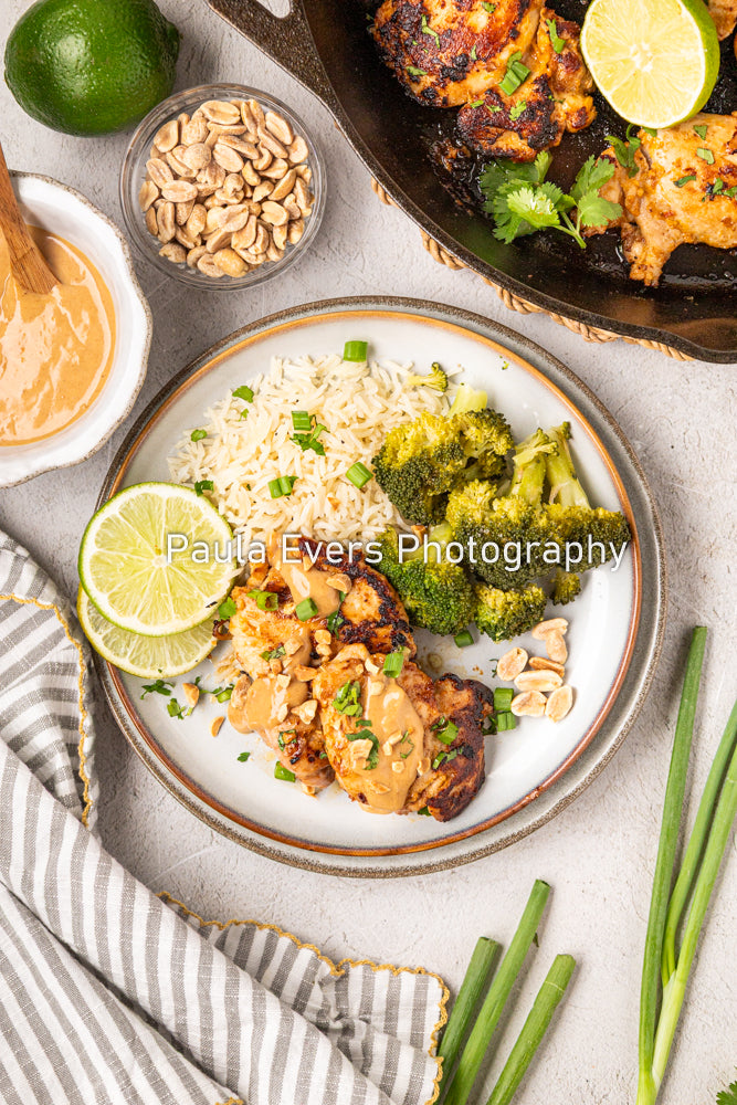 Thai Chicken with Peanut Sauce