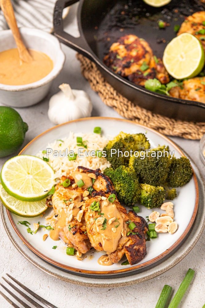 Thai Chicken with Peanut Sauce