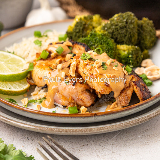 Thai Chicken with Peanut Sauce