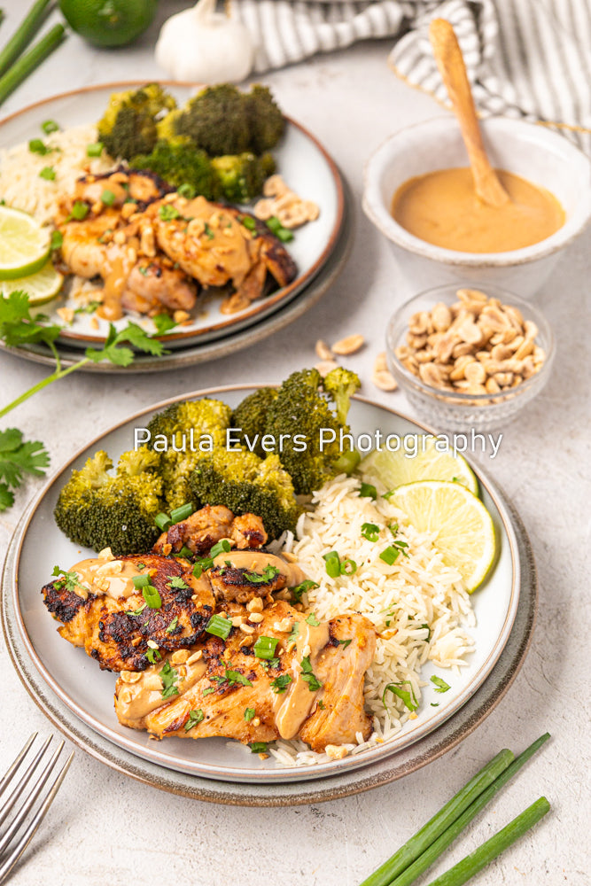 Thai Chicken with Peanut Sauce