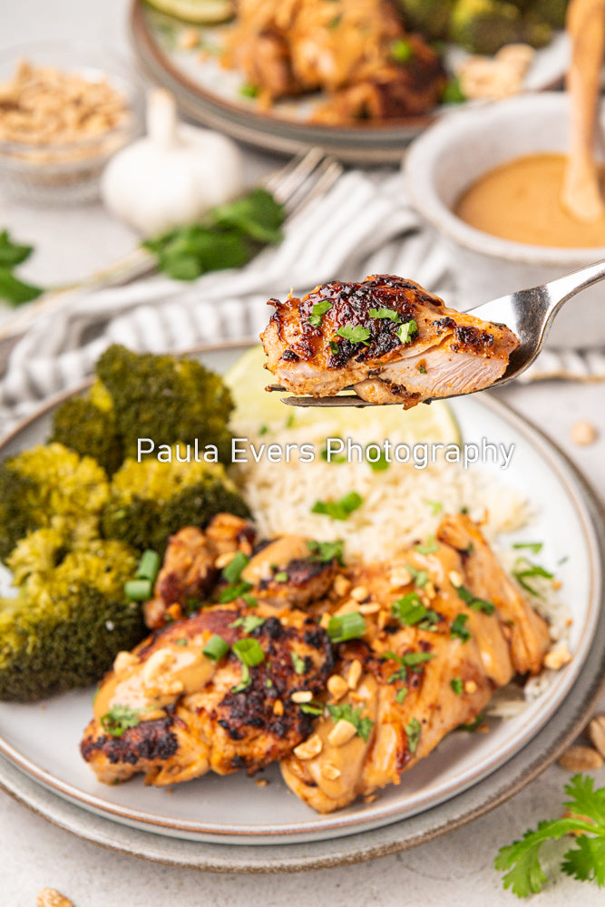 Thai Chicken with Peanut Sauce