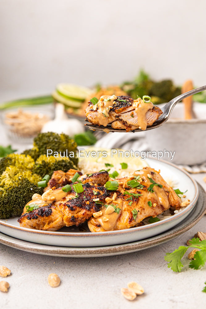 Thai Chicken with Peanut Sauce